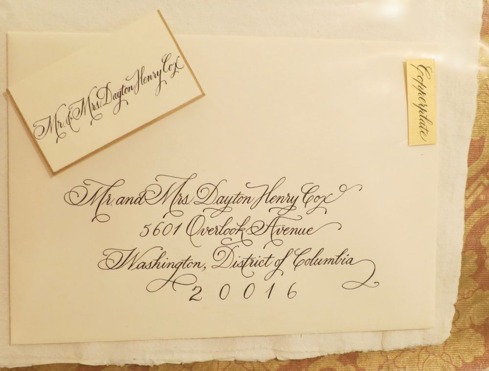 Copperplate calligraphy