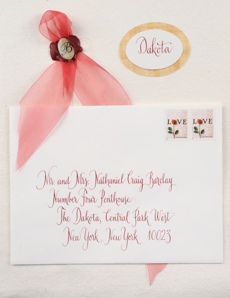 Dakota pointed pen calligraphy