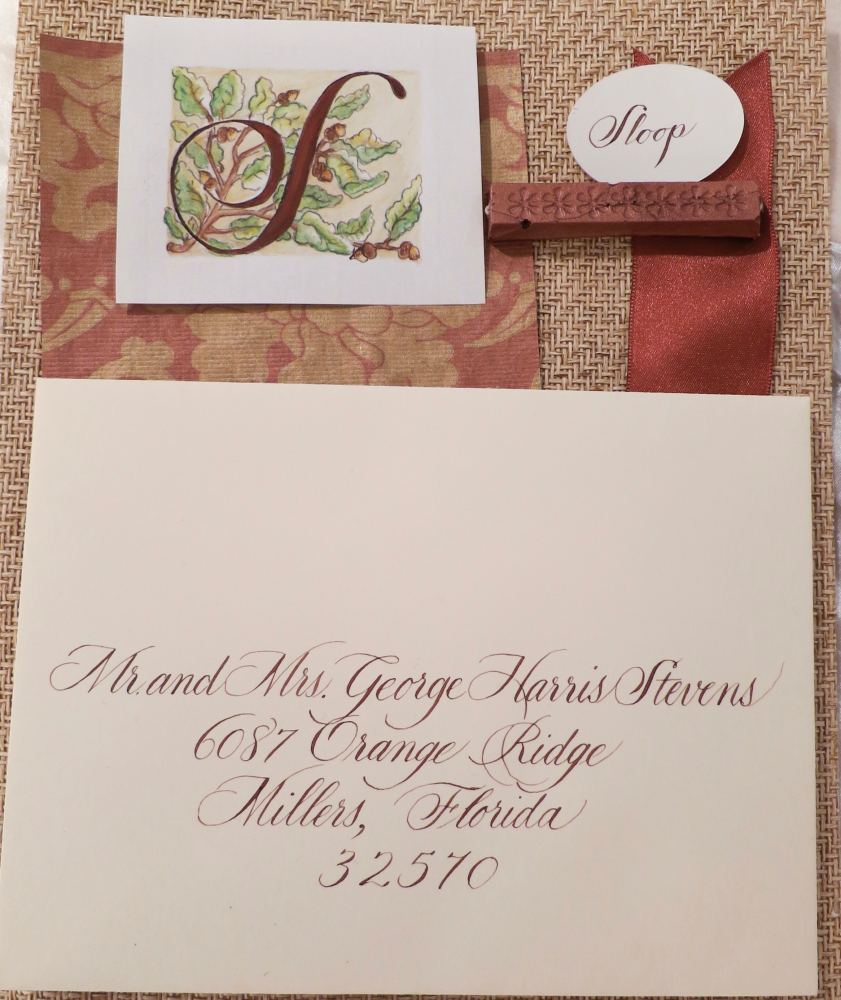 Sloop calligraphy