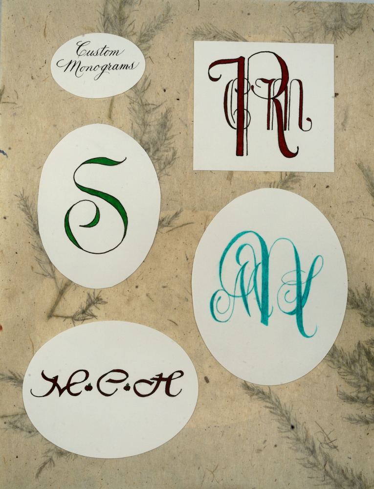 Custom monograms