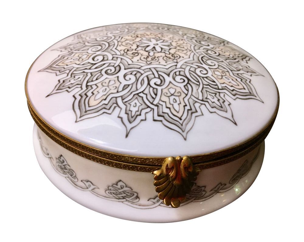 Hand painted porcelain by Peggy Williams