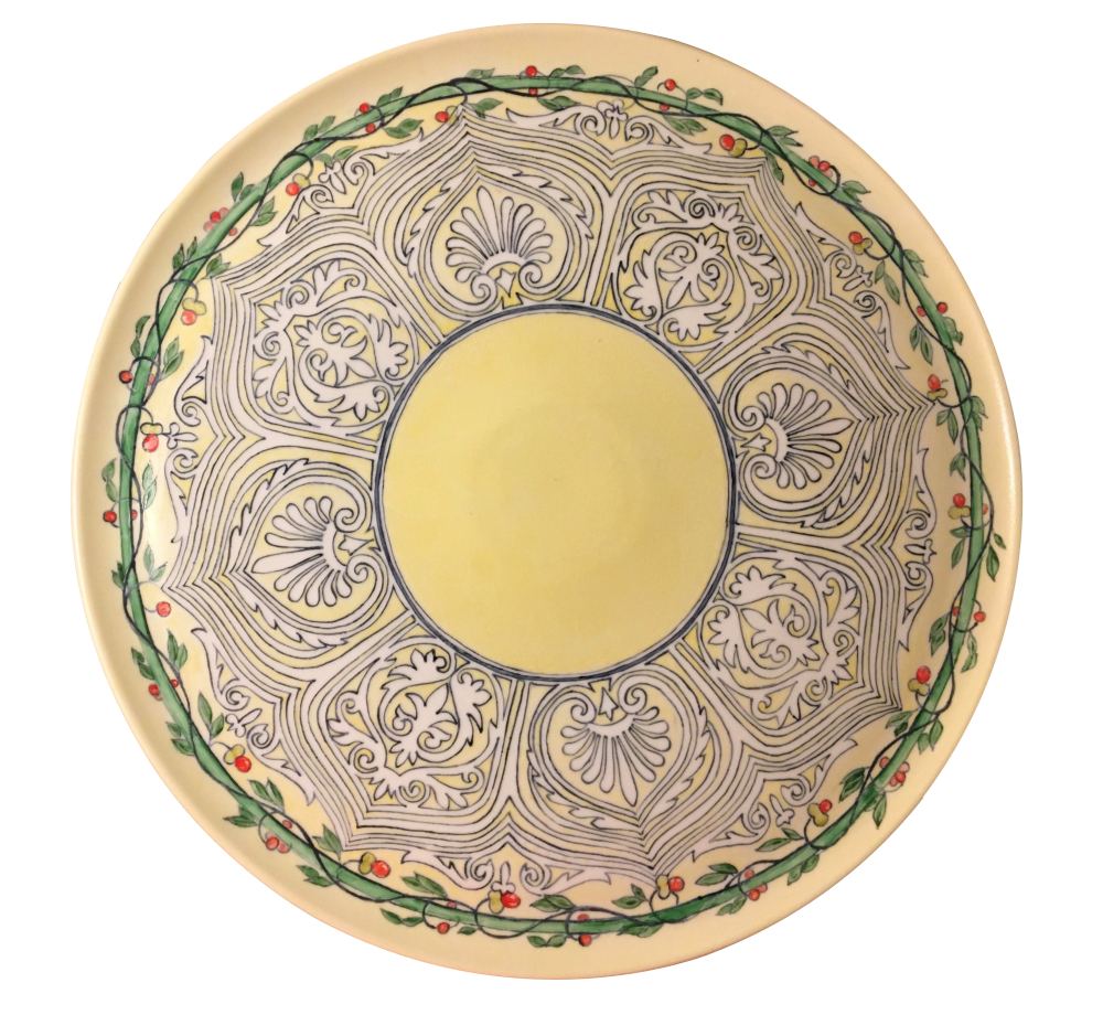 Arabesque porcelain tray